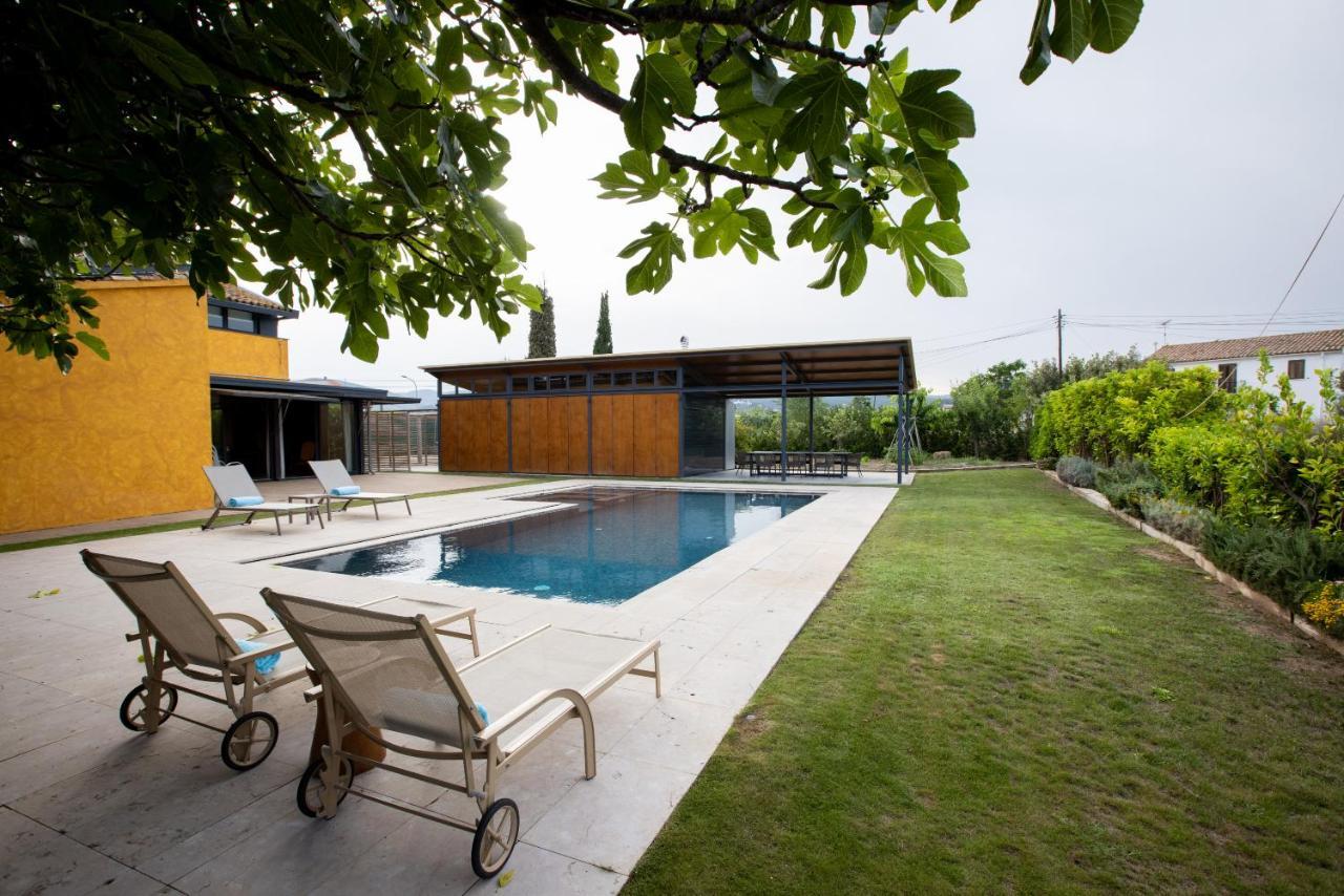Masia Cal Sisplau, Con Piscina Y Rodeada De Vinedos A 10 Minutos De Vilafranca Del Penedes, Barcelona ,Cataluna San Martín Sarroca Exterior photo
