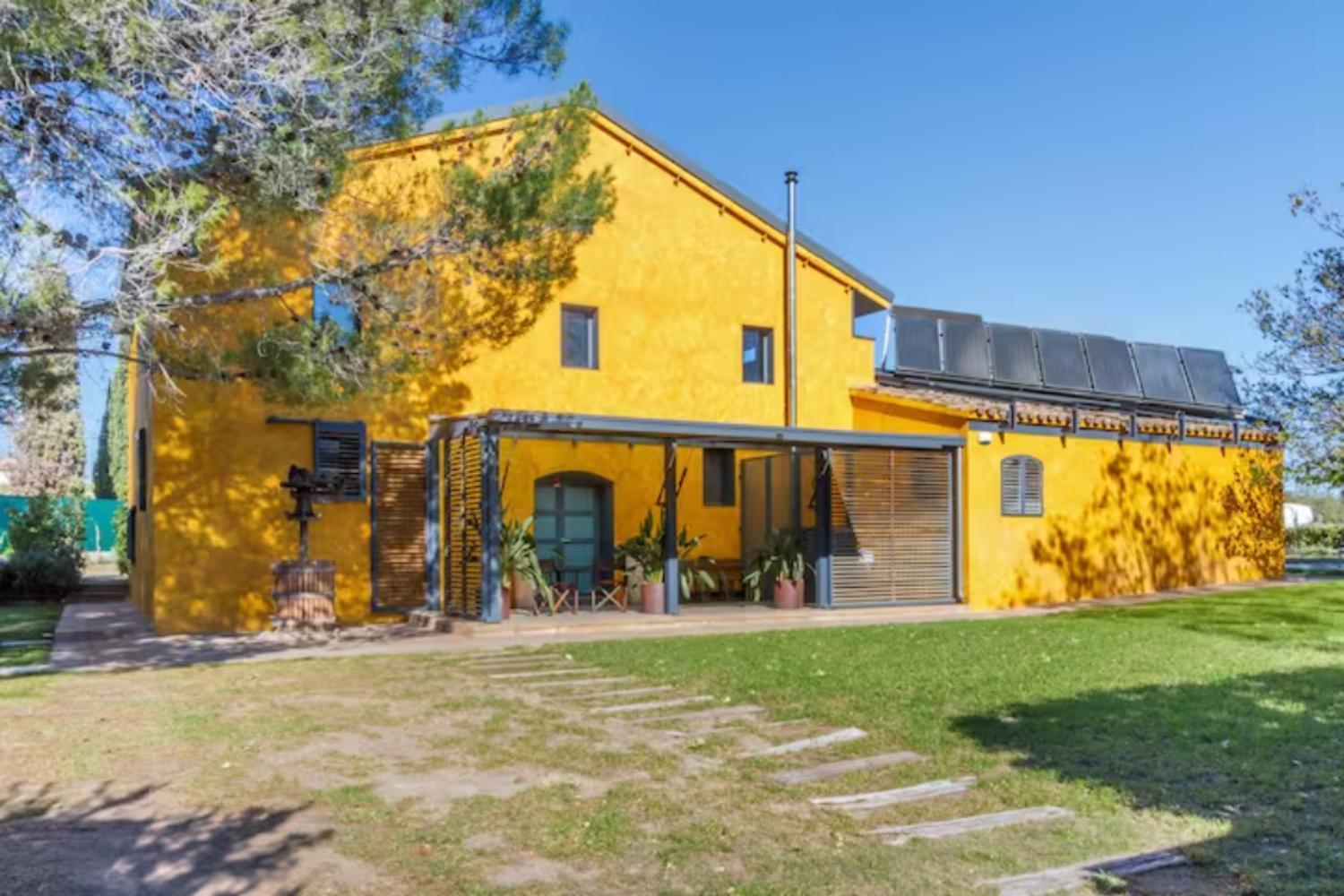Masia Cal Sisplau, Con Piscina Y Rodeada De Vinedos A 10 Minutos De Vilafranca Del Penedes, Barcelona ,Cataluna San Martín Sarroca Exterior photo